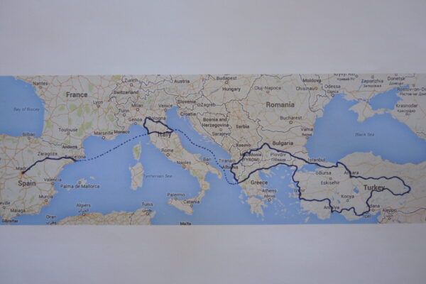 turkey (0) the map