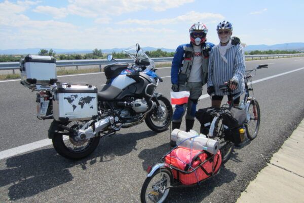 turkey (3) meet this man from poland, on his trip from poland to efez by bicycle