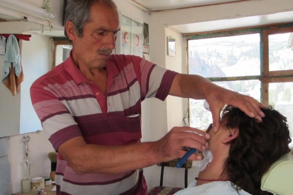 turkey (35) getting a razor shave