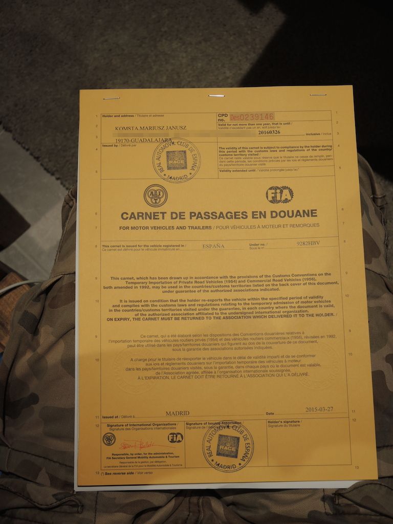 carnet de passage